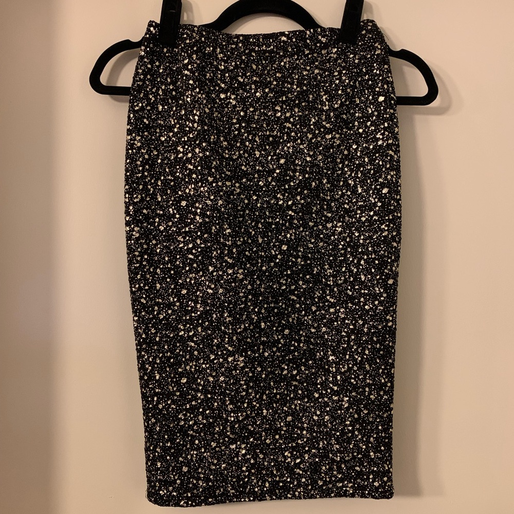 Soprano Stretchy Sparkle Midi Skirt